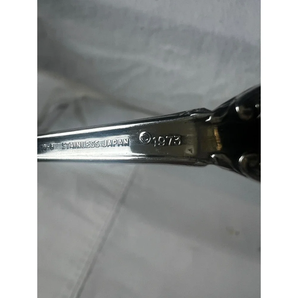 Georgian House First Love Cocktail Fork 18-8 Stainless Japan 1973 Vintage 6 inch